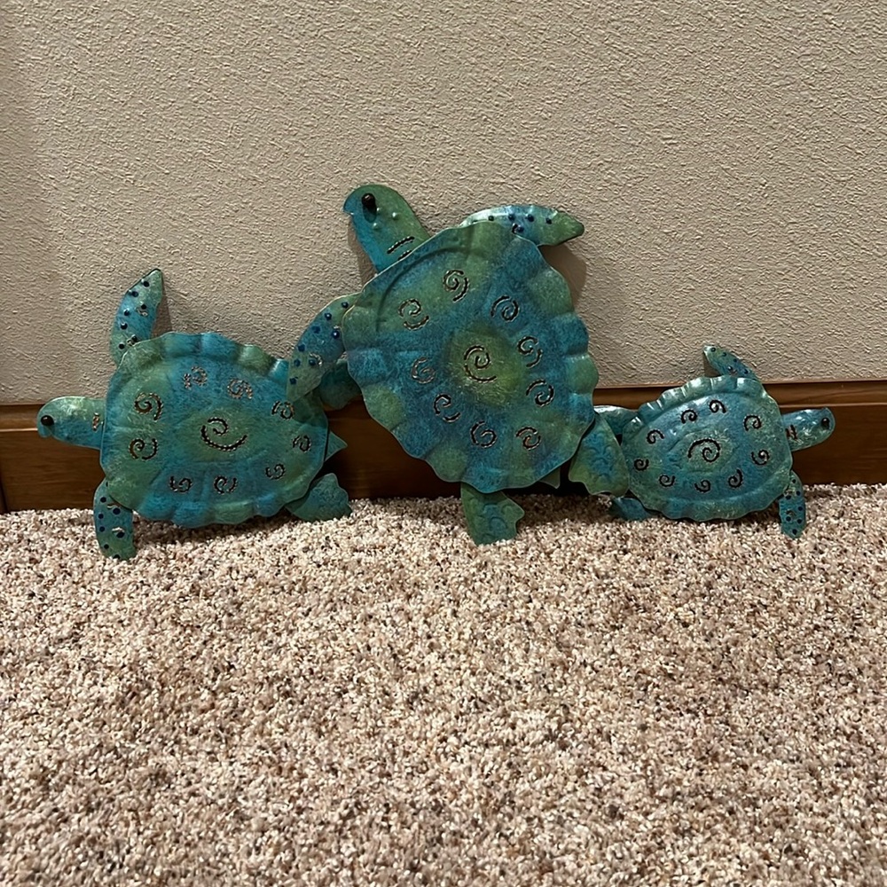 Turtle Wall Decor (Set of 3)